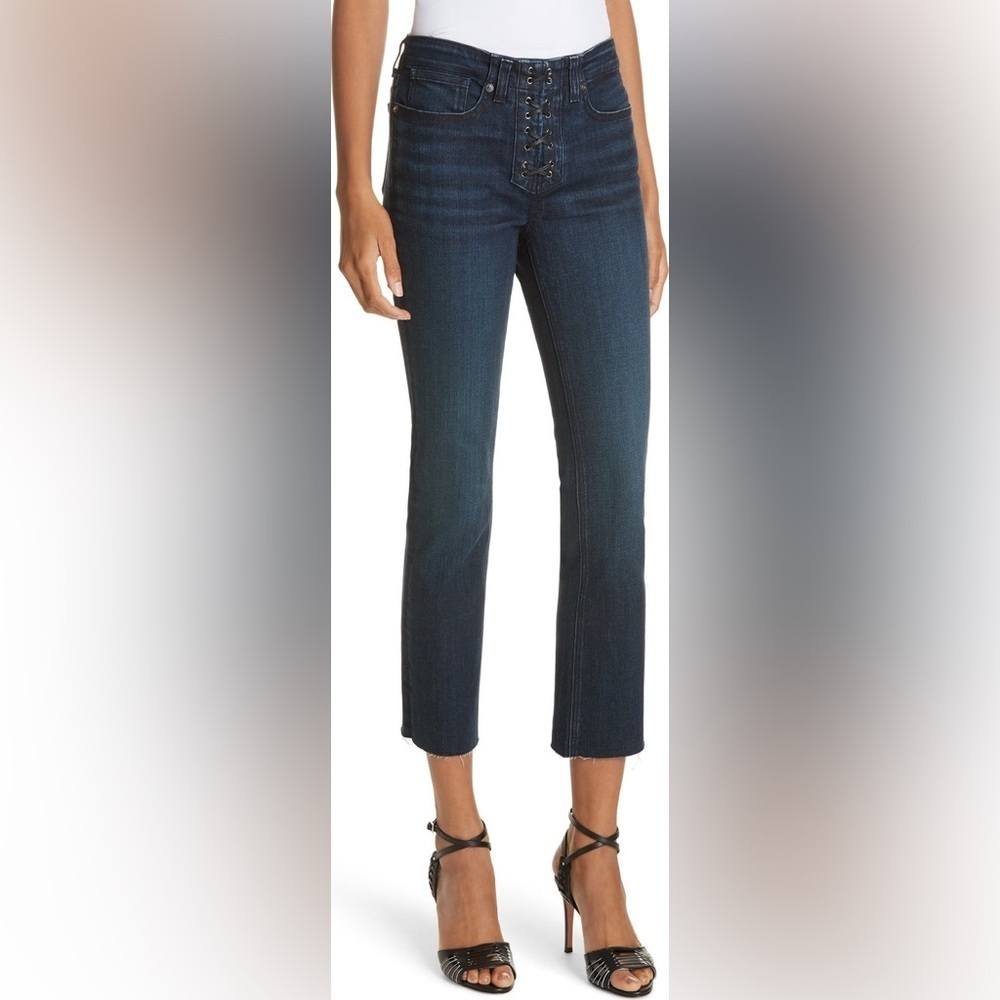 Veronica Beard Carolyn 10in Baby Boot Denim Jeans